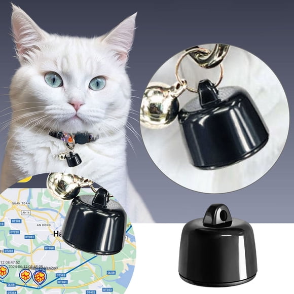 Mini Pet Locator For Cats Compatible With & Android Worldwide Location Tracking No Monthly Fees Suitable For Any Collar