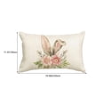 thumbnail image 3 of Dvkptbk Linen Pillowcase Easter Lumbar Pillow Covers 11.81X16.68 He Is Risen Spring Religious Pillows Case Decorative Linen Pillow Covers for Couch Home Home Decoration, 3 of 8