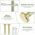 thumbnail image 3 of QUMIIRITY Durable 20Pcs Shear and Cotter Pins Set Metal for Snow Blower Repair, 3 of 6