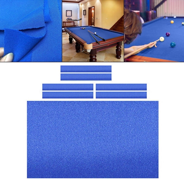 Professional Billiard Pool Table Cloth Mat Table Cloth Cover Felt Accessories 7/8/9 Ft 7ft Blue