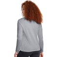thumbnail image 2 of Hanes T-Shirt Col Rond à Manches Longues pour Femmes, 2TG, Acier Clair, 2 of 5