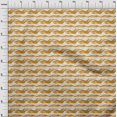 thumbnail image 4 of oneOone Polyester Spandex Mustard Yellow Fabric Asian Wave Sewing Craft Projects Fabric Prints By Yard 56 Inch Wide, 4 of 4