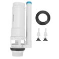 thumbnail image 2 of Adjustable Toilet Fill Valve White 2.5 Inch Stable Drainage Anti Siphon Function with Screw for Split Toilets, 2 of 7