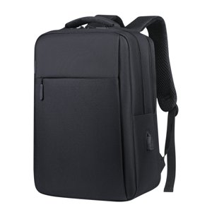 Wzzjkit Sac à bandoulière, sac à dos de voyage en double couche Sac à l'école étudiant avec compartiment pour ordinateur portable Travail d'affaires Sac à dos pour ordinateur occasionnel USB Port de recharge / casque, sac à dos