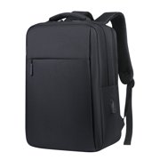 IFNWSV Double Layer Travel Backpack Student School Bag with Laptop Compartment Business Work Casual Computer Backpack with USB Charging/Headphone Port