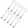 thumbnail image 1 of Rdeghly 10 Pcs Clés Porte-Clés Pendentif en Bronze pour Réparation Outils Ornements, 1 of 1