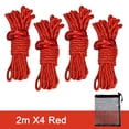 thumbnail image 1 of Yhmxh Camping Essentials Travel Essentials Camping Gear Outdoor Camping Tent Rope 4mm Thick Reflective Rope Draw Rope 2 Meters Wind Rope Tent Rope, 1 of 7