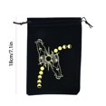 thumbnail image 2 of Modern Flannel Drawstring Pouch for Tarot Card Storage and Organizing Divination Accessories Universal Home Textile Bag, 2 of 3