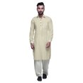 thumbnail image 1 of Atasi Kurta Pathani Classique à Col pour Garçons Chemise en Rayonne à Poche avant, 1 of 5