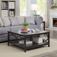 thumbnail image 2 of Convenience Concepts Omega Table Basse Carrée de 36 Pouces en Fini Bois Espresso, 2 of 5