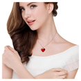 thumbnail image 4 of Solar System Planet Galaxy Double Sided Glass Universe Heart Pendant Necklace, 4 of 9