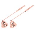 thumbnail image 3 of 2PCS Candle Snuffer, Long Handle, Metal Flame Snuffer Cover, Bell Shape, Wick Extinguishing Tool for Candles, 3 of 7