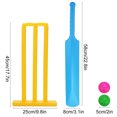 thumbnail image 4 of Ensemble de Cricket pour Enfant Ensemble de Jeu de Sport Créatif Ensemble de Jeu de Balle pour Cour Arrière Plage, 4 of 10