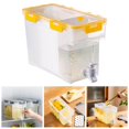thumbnail image 2 of tredstone Household Cold Kettle With Faucet Fruit Teapot Water Bucket Water Jug Yellow, 2 of 7
