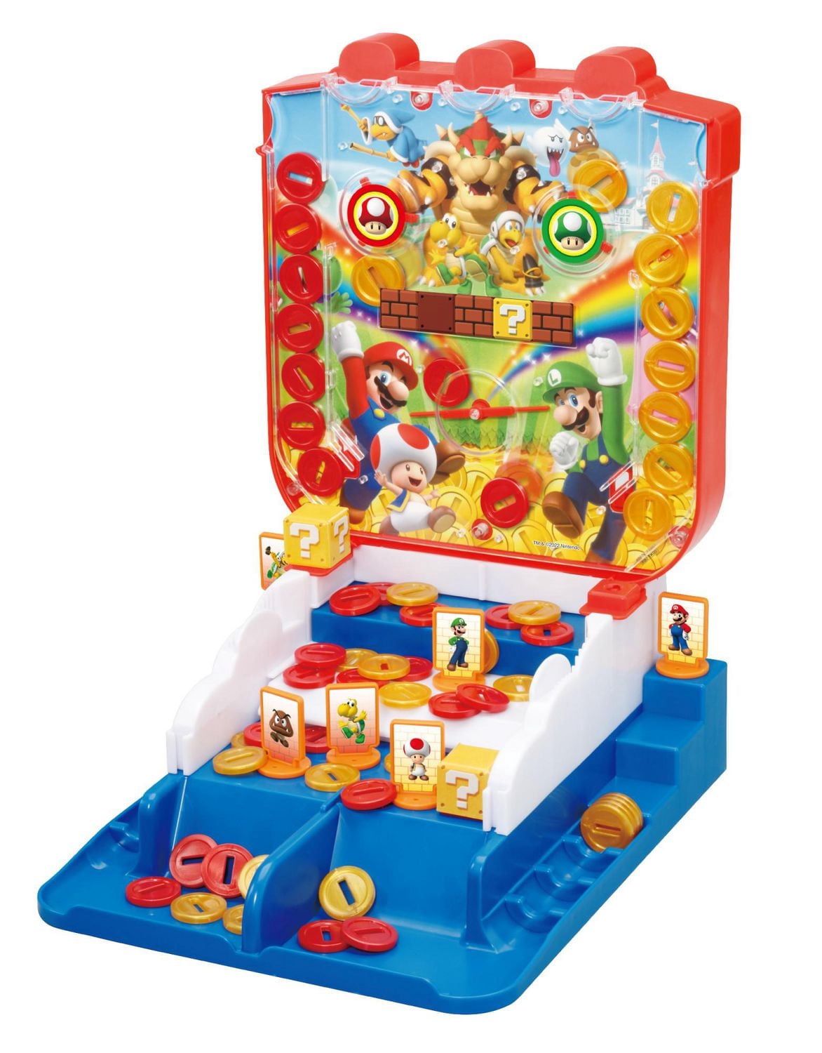 Epoch Games Super Mario Lucky Coin Game, Tabletop Action Game for Ages 4+