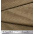 thumbnail image 2 of Soimoi Brown Poly Georgette Fabric Semi Circle Geometric Printed Craft Fabric by the Yard 52 Inch Wide, 2 of 5