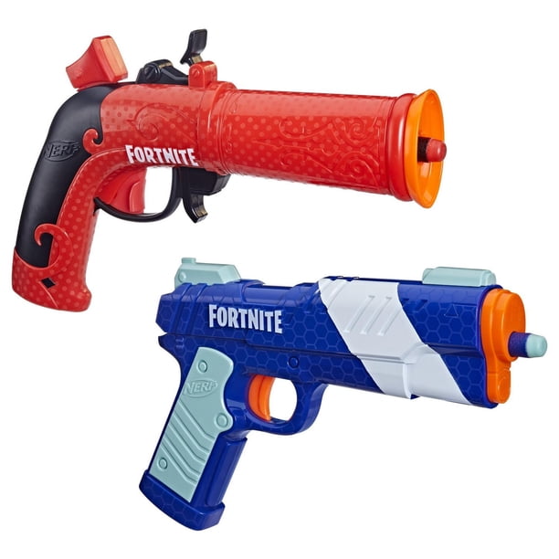トイガン Nerf Fortnite SHRIMPY Nerf Fortnite Dual Pack Includes 2 Fortnite Blasters and 6 Nerf