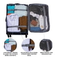 thumbnail image 3 of Jetstream Valise Enregistrée Souple Grand Format Extensible, Valise de Voyage Légère à Roulettes avec Roues Pivotantes, 3 of 7