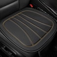 thumbnail image 2 of Gold Gold Leather Car Seat Cushion With Full Enclosure And Non-Slip Bottom, 2 of 6