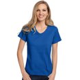 thumbnail image 1 of Hanes T-Shirt Col en V Coupe Décontractée pour Femmes ComfortSoft - 5780, 1 of 1