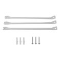 thumbnail image 4 of 3 Pack 17 Inch Support Brackets for Wire Shelving Closet Shelf Brackets, 4 of 9
