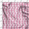 thumbnail image 2 of Soimoi Pink polyester Crepe Fabric Hen Bird Print Sewing Fabric Yard 42 Inch Wide, 2 of 6
