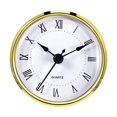 thumbnail image 2 of Clock Insert, Diameter 3.0 inch (76 mm) Hole Movement Easy to Read Wall Decor Retro for Living Room Bedroom Home , Rim Roman, 2 of 7