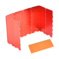 thumbnail image 1 of koolsoo Camping Stove Windscreen Folding Backpacking Outdoor Stove Windshield Red, 1 of 9