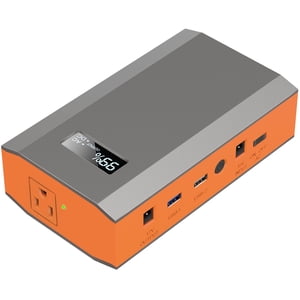 Portable Power Bank with AC Outlet, 65W 110V Portable Laptop Charger Battery Bank 23400mAh External Battery Pack Backup Power Source for Outdoor Tent
