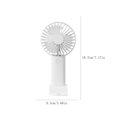 thumbnail image 3 of Boovnll Portable Fan, Adjustable 3 Speed USB Rechargeable Fans Lightweight Compact Handheld Fan for Outdoor, Travel, Camping, Vacation, Summer Gift, Mini Fan - Fan, 3 of 9