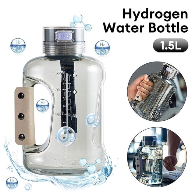 Vaidha Hydrogen Water Generator 1500mL Large Capacity Drop Proof Hydrogen Water Bottle Portable Hydrogen Water Machine Sports Water Bottle