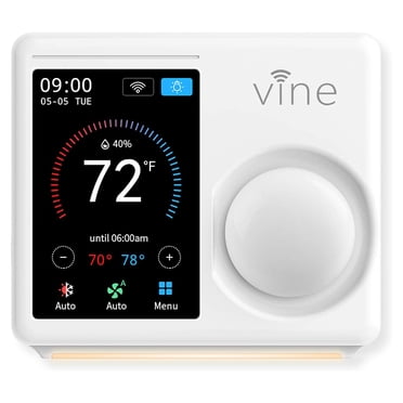 Vine TJ-610E Wi Fi 7 Day & 8 Period Programmable Gen 5 Smart Home Thermostat