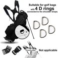 thumbnail image 2 of Double Shoulder Golf Bag Strap Padded Adjustable Bag Straps Double Shoulder Reusable Backpack Carrying Bags Thick Comfortable Straps Sports Replaceable Black, 2 of 9