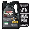 thumbnail image 1 of Castrol 03128C Edge High Mileage 5W-30 Advanced Full Synthetic Motor Oil, 5 Quart, 1 of 10