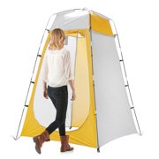 Portable Outdoor Shower Tent UV-protection Bath Room Camping Tent Rain Shelter Changing Room Privacy Tent for Outdoor Camping Biking Hiking Beach with Carry Bag