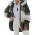 thumbnail image 1 of Innerwin Veste à Manches Longues pour Femmes, Manteau d'Hiver Chaud avec Poches, Vert Armée TG, 1 of 2