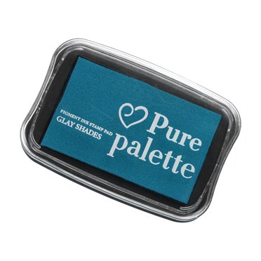 Uxcell Tampon Encreur pour Doigts pour Tampons en Caoutchouc, 18 x 30 Pouces Tampon Encreur Lavable pour Empreinte Empreinte de Main Papier Estampage Tissu Bois Scrapbooking, Bleu