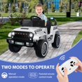 thumbnail image 2 of BeesClover 12V Kids Ride On Truck Car, Battery Powered Electric Vehicles with Remote Control, Spring Suspensions, 3 Speeds, LED Lights, Music, MP3, Ride On Toy Car for Children Toddles Boys Girls, 2 of 6