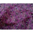 thumbnail image 4 of oneOone Silk Tabby Fabric Leaves & Floral Block Print Fabric By Yard 42 Inch Wide, 4 of 4