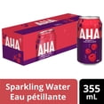thumbnail image 1 of AHA Raspberry + Acai Fridge Pack Cans, 355 mL, 12 Pack, 1 of 7