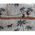 thumbnail image 4 of oneOone Georgette Viscose Tissu Treeleopard & Singe Ikat Décor Tissu Imprimé BTY 42 Pouces de Large, 4 of 4