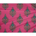 thumbnail image 4 of oneOone Polyester Lycra Fabric Leaves & Floral Block Print Fabric By Yard 56 Inch Wide, 4 of 4