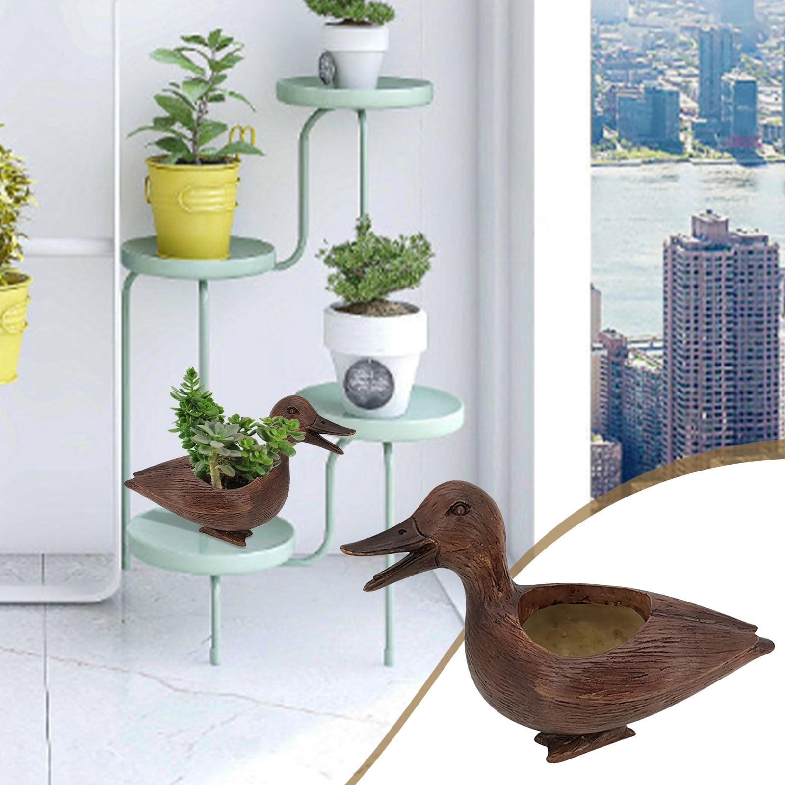 Danhjin Ducks Potted Plants Ducks Planter Flower Pots