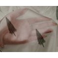 thumbnail image 3 of oneOone Silk Tabby Fabric Tree Ikat Decor Fabric Printed BTY 42 Inch Wide, 3 of 3