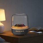 Dvkptbk Haut-parleur Bluetooth sans fil Transparent Petit haut-parleurs Portable Ambient Petite enceinte Électronique