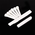 thumbnail image 3 of 9 Pcs 6 String Acoustic Guitar Bone Bridge Pins and Saddle Nut Accessorys Set, 3 of 7