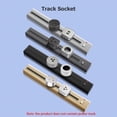 thumbnail image 4 of Yeacher Track Sockets Power Track Socket Outlet Electric Mobile Track Socket Power Track Adapter for Office Kitchen and Living Room, 4 of 8