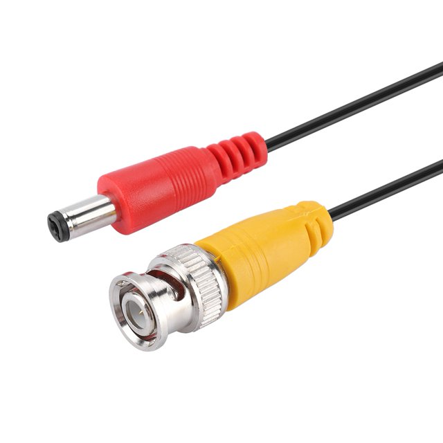 Noref Video Cable, Extension Cable,BNC + 2.1mm DC CCTV Extension Cable Video Coax Cable for Commercial Residential