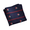 thumbnail image 3 of Male Handkerchief Supple Hand-made Hand Towel Business Wedding Party Hand-made Polyester Silk Men Suit Embroidery Pattern Pocket Square for Shopping Style 19, 3 of 7