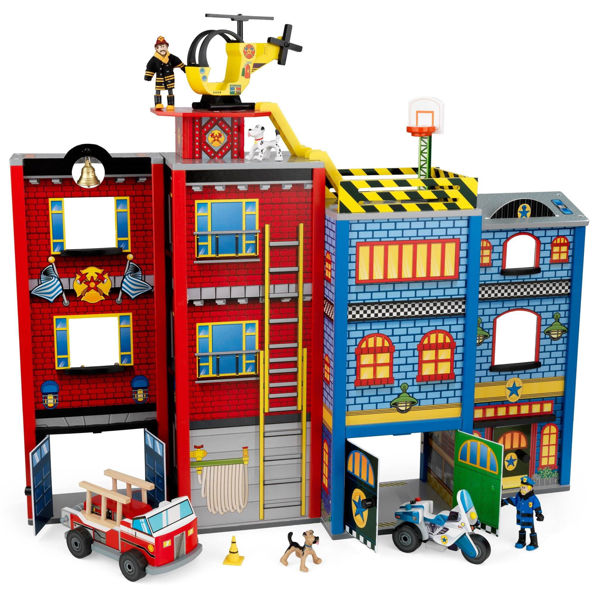 PAW PATROL - camion de pompier et voiture de police, en métal - pat PAW PATROL - camion de pompier et voiture de police, en métal - pat